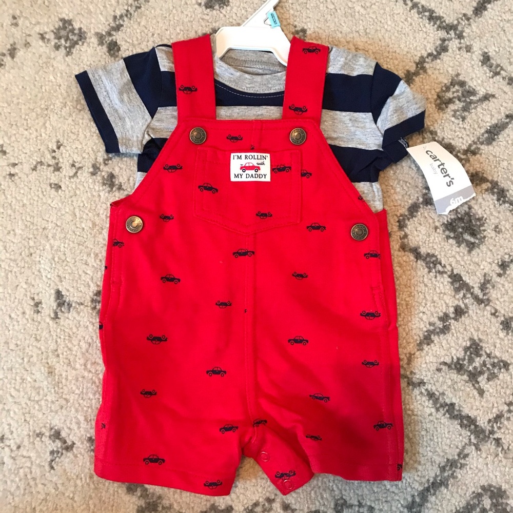 Baby Boy Overall 2-Piece Set